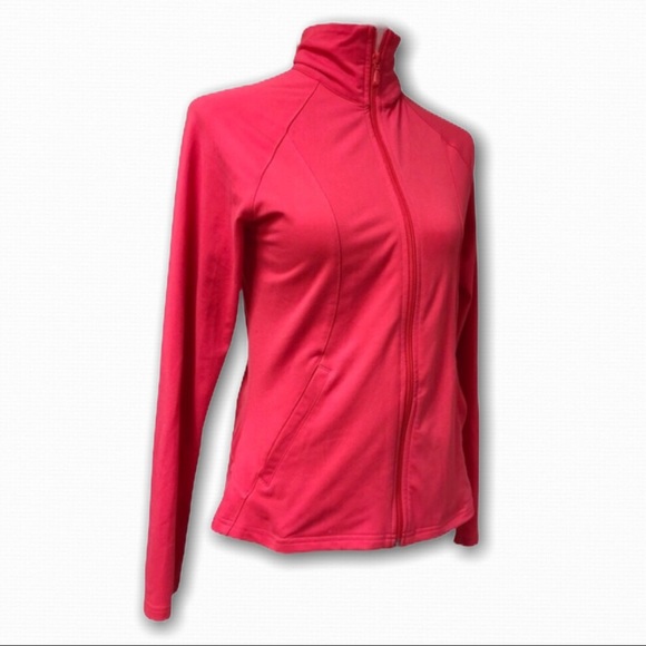 Adidas Clima 365 Full Zip Pink Athletic Jacket M - Picture 2 of 4